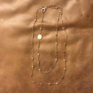 NWOT Henri Bendel Rose Gold Necklace
